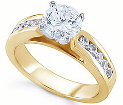 Diamond Engagement Rings Side Diamonds