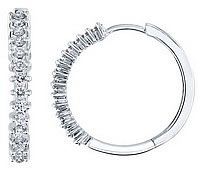  diamond hoop earrings